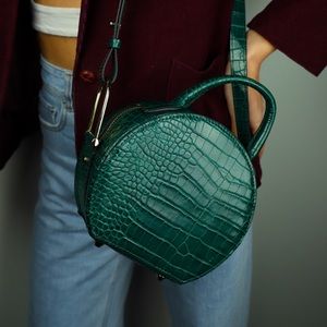 DARK GREEN PURSE